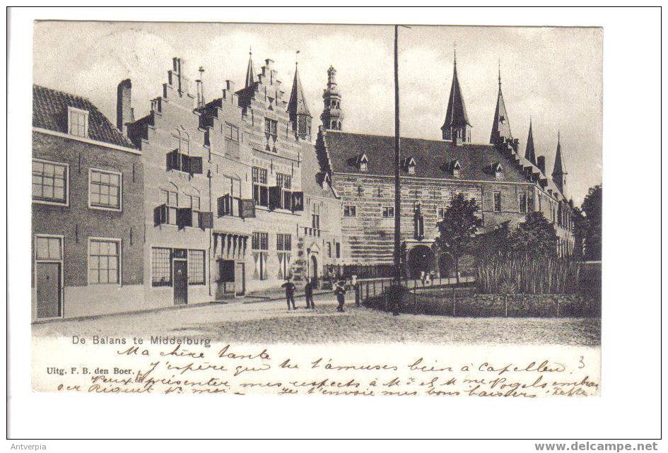 MIDDELBURG De Balans  1908 Gelopen - Middelburg