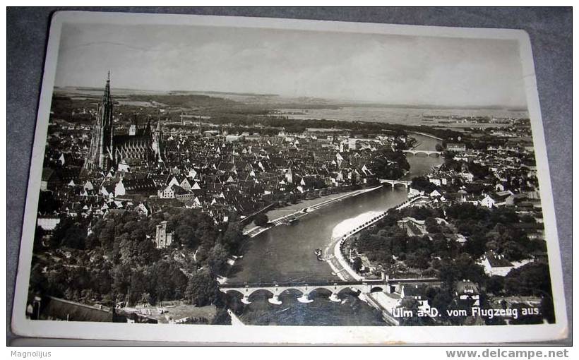 Germany,Ulm,General View,Air Photo,vintage Postcard - Ulm