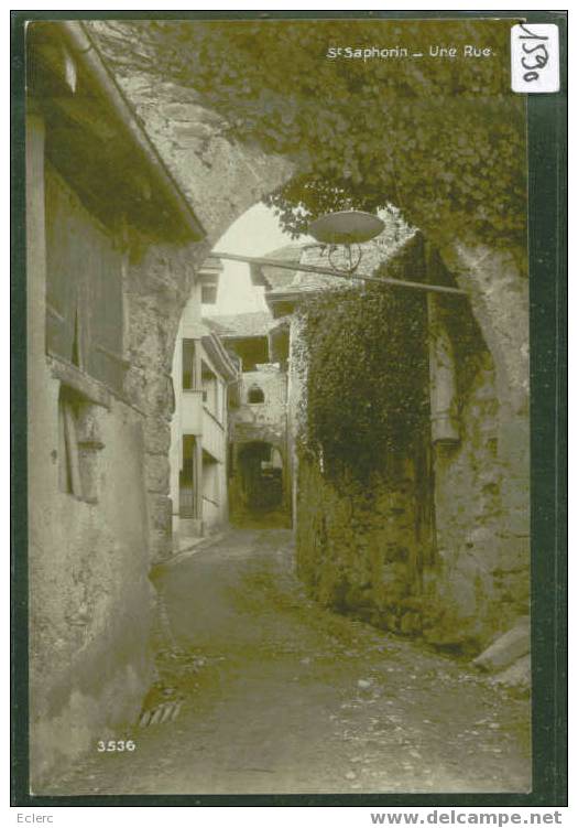 DISTRICT DE LAVAUX /// UNE RUE A SAINT SAPHORIN - TTB - Saint-Saphorin