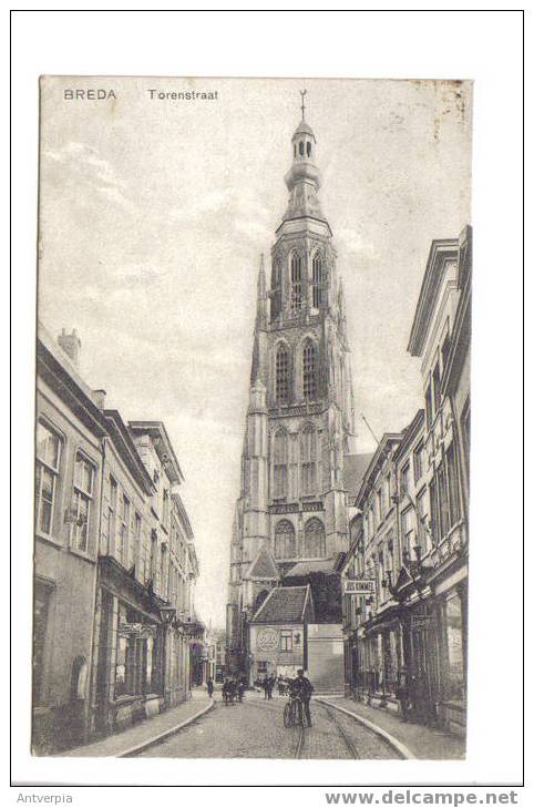 BREDA Torenstraat  Gelopen 1913 - Breda