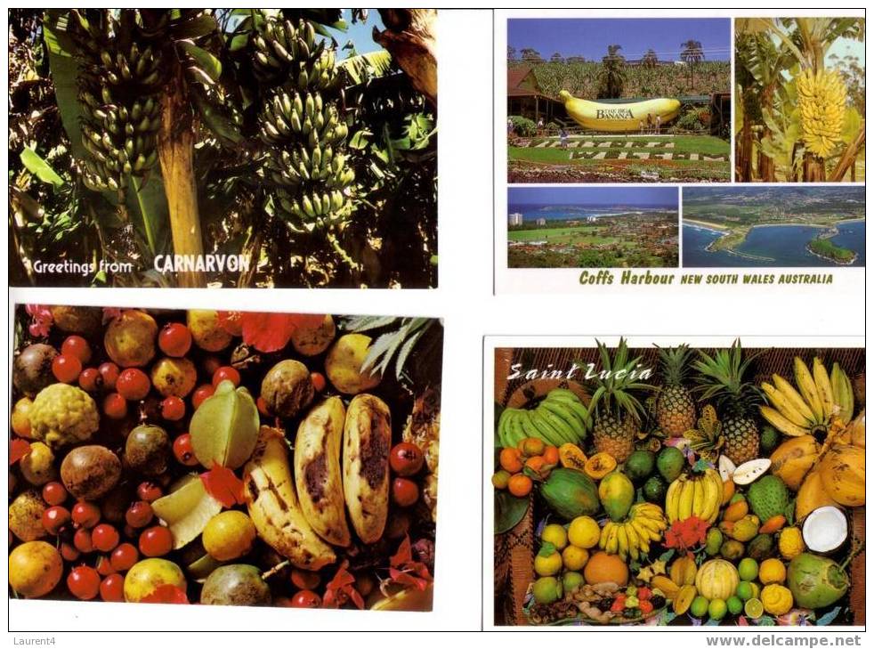 7 Carte De Bananes - 7 Bananas Postcards - Jamaica - Landwirtschaftl. Anbau