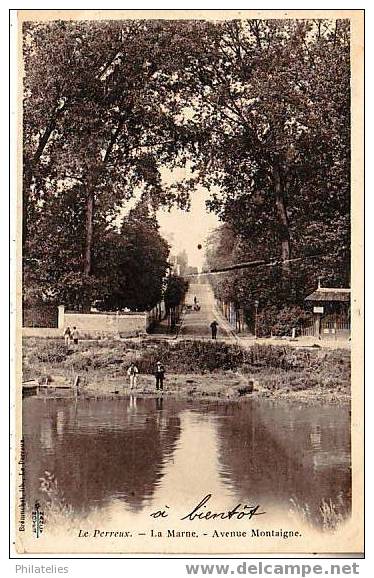 LE PERREUX   AV  MONTAIGNE  1905 - Le Perreux Sur Marne