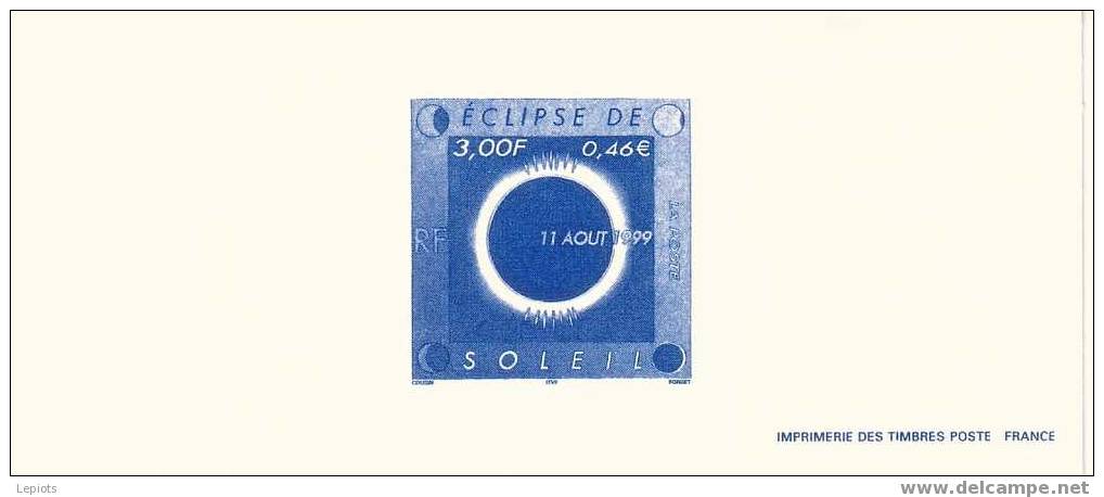 Gravure Du YT 3261 Eclipse Du Soleil Du 11 Août 1999 - Autres & Non Classés