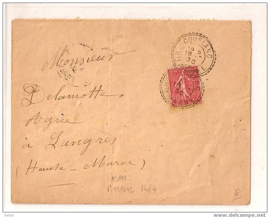 HTE-MARNE  (52)  -  COUBLANC - 1903-60 Semeuse A Righe