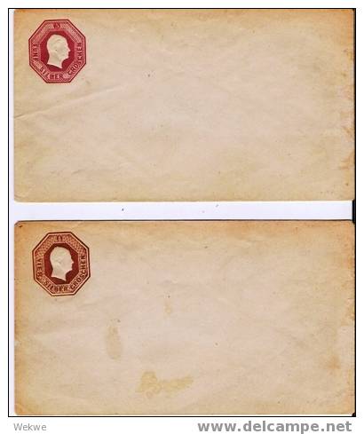 Pre026  Preussen,/ Octagone Mi. P 4- 7. 4  AMTLICHE Neudrucke,KOMPLETTE Neuserie - Postal  Stationery