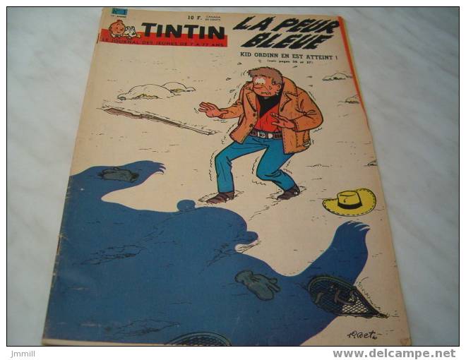 Journal Tintin Belge : 16ème Année 1961 : N°9 Couverture Tibet Chick Bill - Tintin