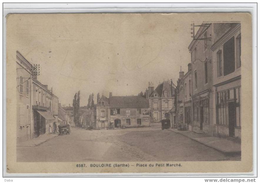 BOULOIRE.  PLACE DU PETIT MARCHE - Bouloire