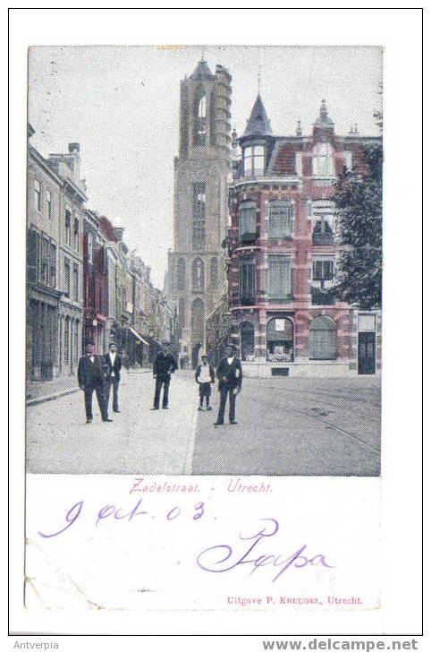 UTRECHt Zadelstraat  Gelopen 1903 - Utrecht