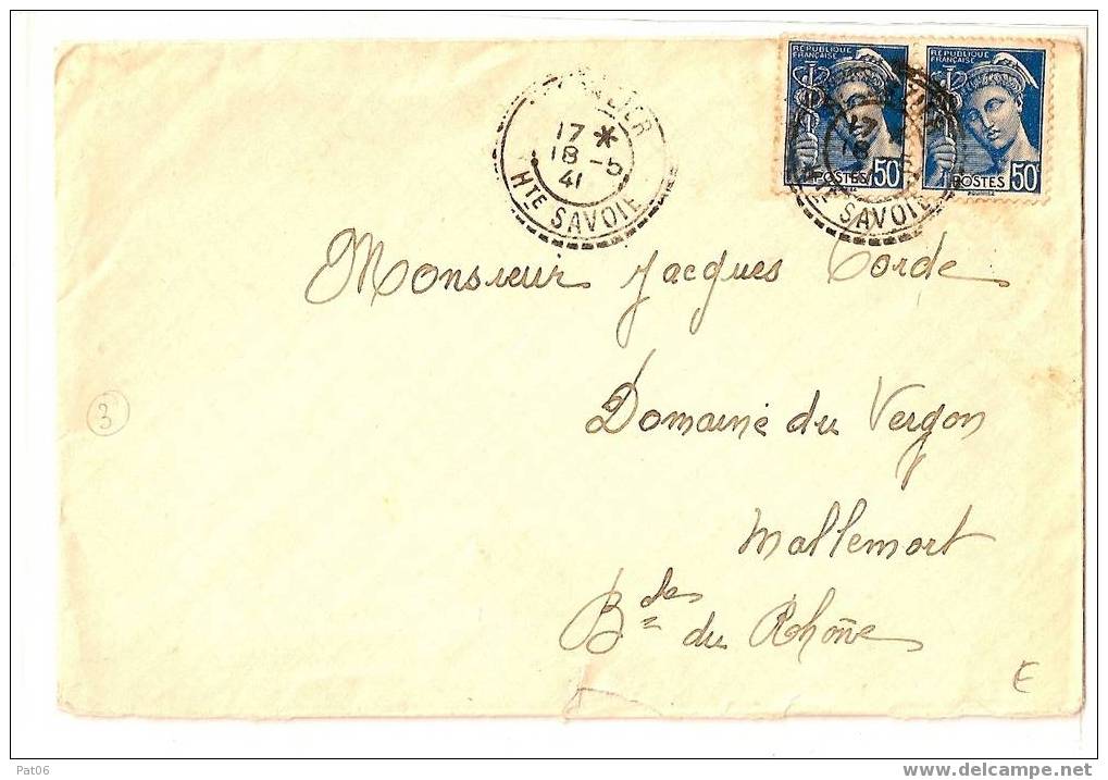 HTE SAVOIE -  ALLONZIER - 1938-42 Mercurius