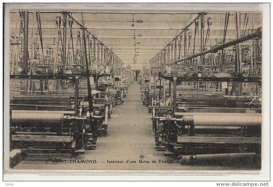 Saint Chamond - Usine De Tissage. - Saint Chamond