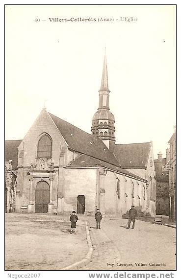 Villers-Cotteréts 02 L'église Années 1900 - Villers Cotterets
