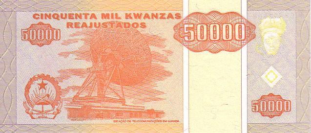 ANGOLA  50 000 Kwanzas Reaj. Daté Du 01-05-1995  Pick 138   ****BILLET  NEUF**** - Angola