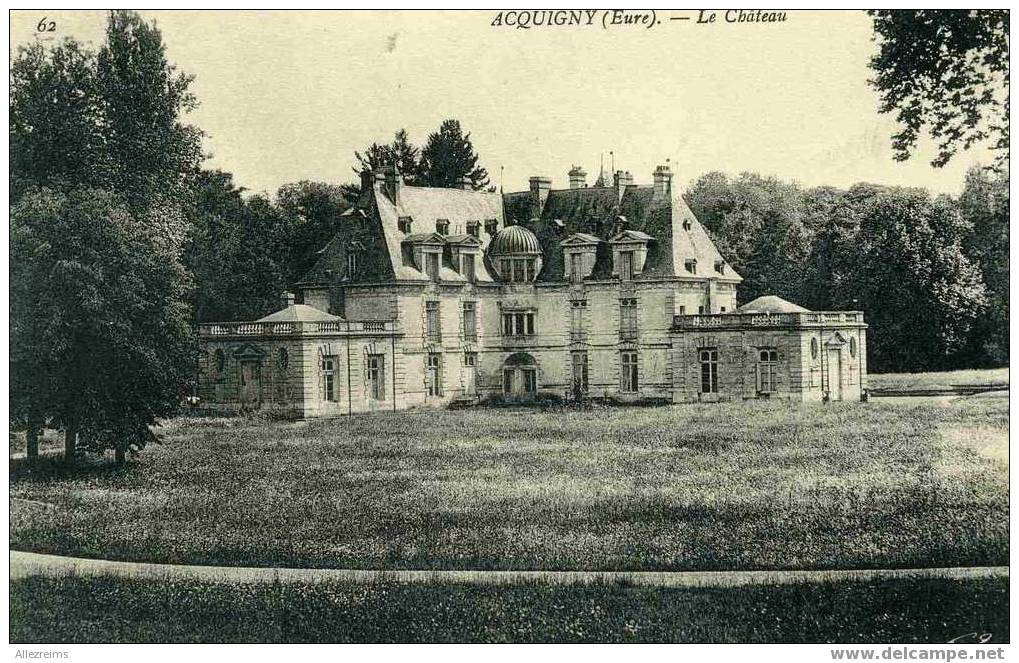 CPA 27 : ACQUIGNY  Le Chateau  VOIR !! - Acquigny