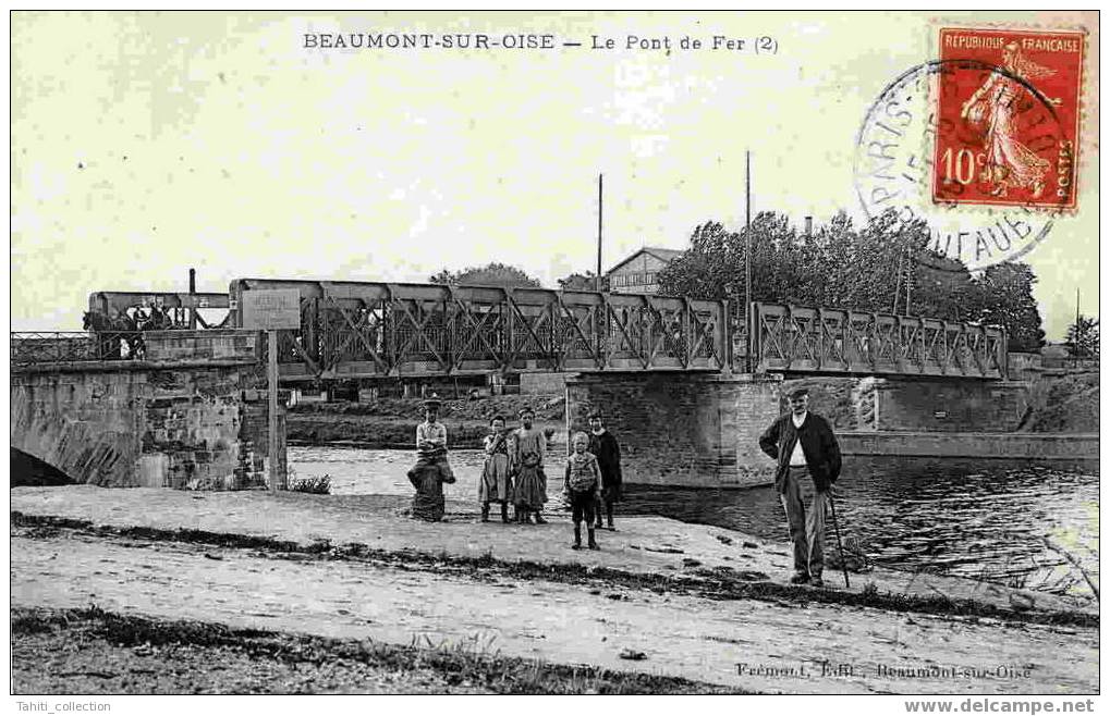 BEAUMONT-sur-OISE - Le Pont De Fer - Beaumont Sur Oise