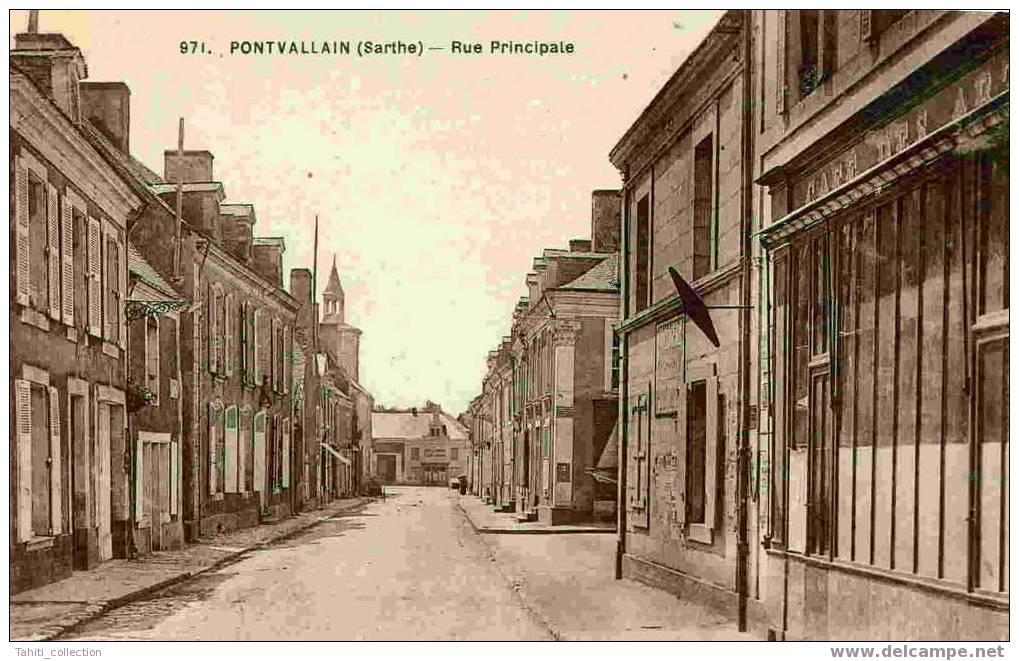 PONTVALLAIN - Rue Principale - Pontvallain