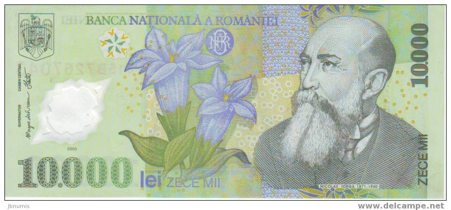 Roumanie Romania 10000 Lei 2000 Polymer Serie C TTB P112 - Roemenië