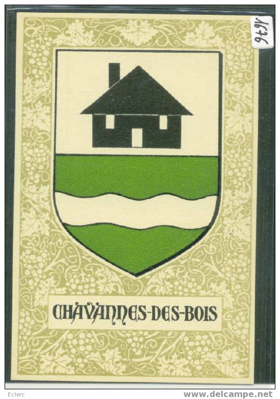 DISTRICT DE NYON - CHAVANNES DES BOIS - ARMORIAL - TTB - Nyon