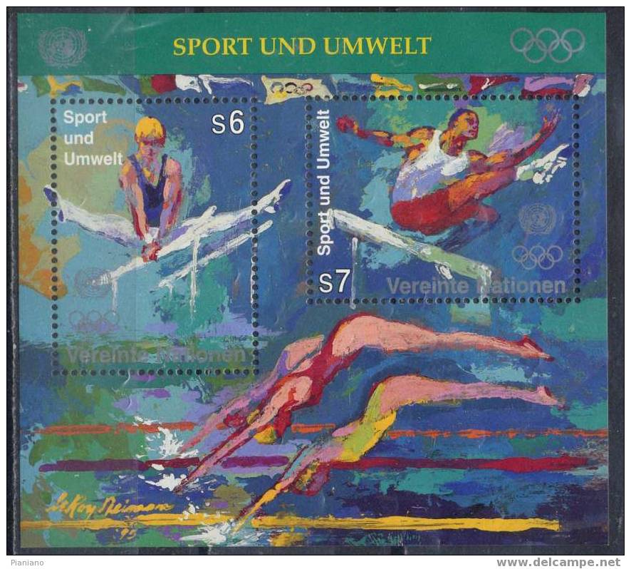 PIA - 1996 - ONW : Sport Et Environnement - (Yv Bf 7) - Blocchi & Foglietti