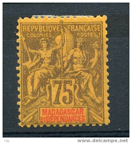 Madagascar  :  Yv  39  * - Unused Stamps
