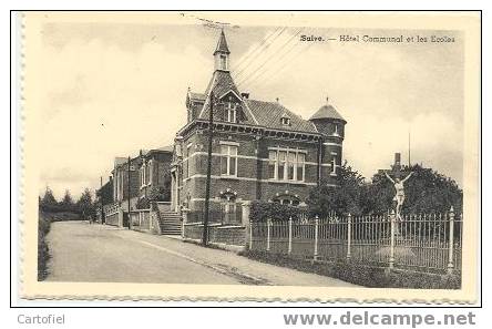 Saive: Hotel Communal Et Les Ecoles - Blégny