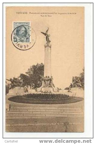 Verviers: Monument Commémoratif De La Guerre 1914-1918 - Vue De Face - Verviers