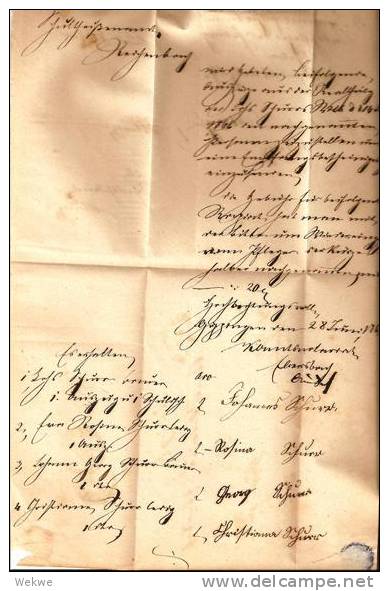 Wtb015/ Württemberg -  Segmentstempel Reichenbach 1866  Nach Göppingen - Lettres & Documents
