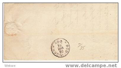 Wtb036 WÜRTTEMBERG - /Klein-Engstingen 1853, 2-Kreiser Sondertyp A.10 Pfg.Marke Nach Böblingen - Covers & Documents