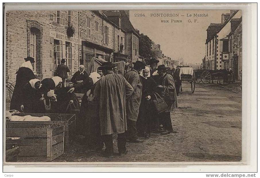 PONTORSON. - Le Marché Aux Porcs. - Pontorson