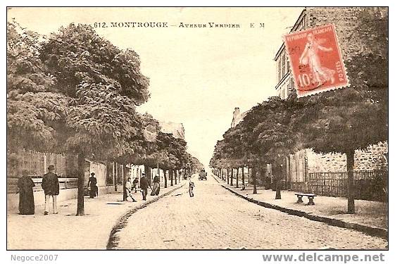 Montrouge 92 Avenue Verdier Années 1900 Trés Animée - Montrouge