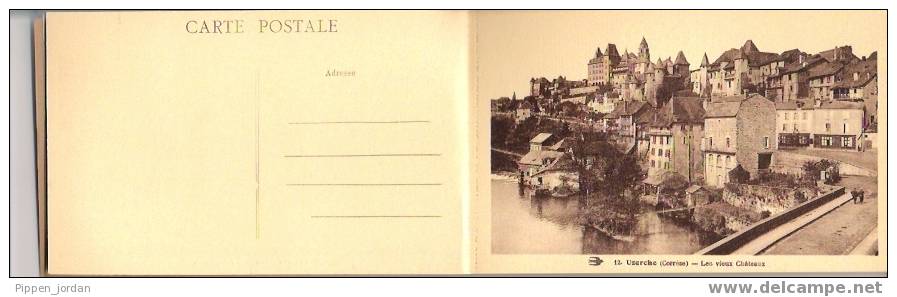 19 UZERCHE * Album Souvenir - Carnet Complet De 18 Vues * Beau Carnet ! - Uzerche