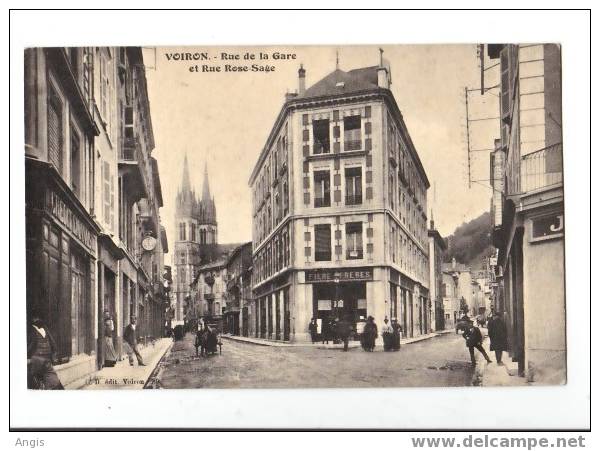 CPA---38---VOIRON----RUE DE LA GARE - Voiron