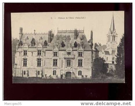 16525 Château De Clères édit.discours Noël N° 6 Belle Carte - Clères