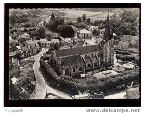 16543 En Avion Au Dessus De Mitry Morin L'église  édit.lapie N° 2 Belle Cpsm - Mitry Mory