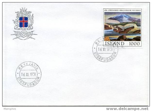 ISLANDE   FDC 1978  Mi 535 - FDC