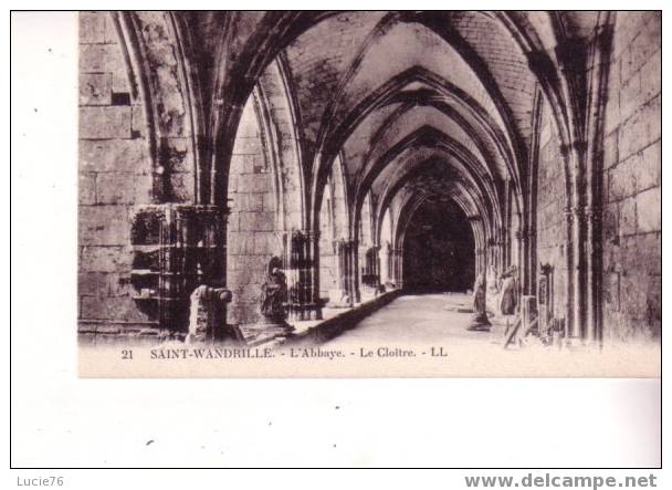SAINT WANDRILLE - Abbaye - Le Cloitre  - N° 21 - Saint-Wandrille-Rançon