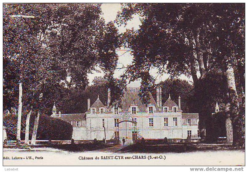 ST CYR SUR  CHARS CHATEAU - Chars