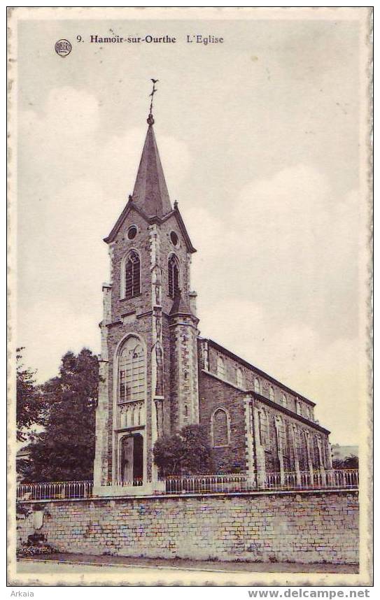 HAMOIR S/OURTHE = L'église  (Albert  N° 9) Vierge - Hamoir