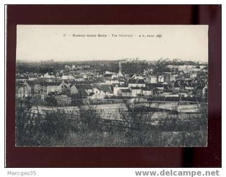 16577 Rosny Sous Bois Vue Générale édit.B.F. N° 17  Belle Carte - Rosny Sous Bois