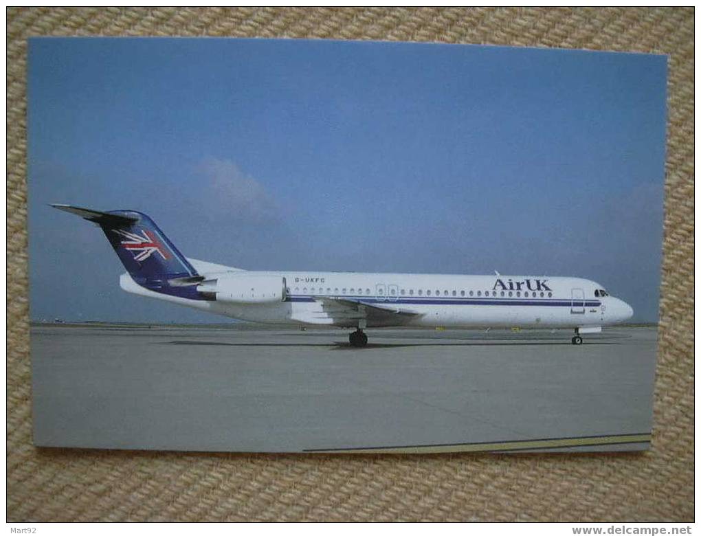 FOKKER 100 AIR UK - 1946-....: Ere Moderne