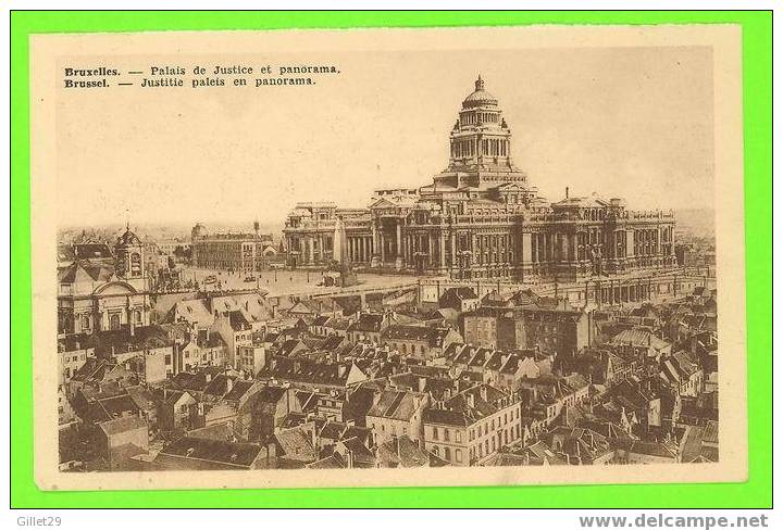 BRUXELLES, BELGIQUE - PALAIS DE JUSTICE ET PANORAMA - RAMSA - - Mehransichten, Panoramakarten