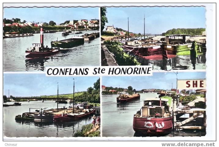 CONFLANS SAINTE HONORINE LES PENICHES SUR LA SEINE - Conflans Saint Honorine