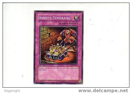 YU-GI-OH !!! AVIDITE TEMERAIRE (carte Piege) !!! 1ere Edition - Yu-Gi-Oh