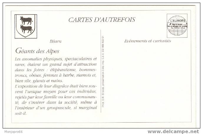 Reproduction CPA Des Géants Des Alpes, à L Arrière 3 Lilliputiens - Altri & Non Classificati