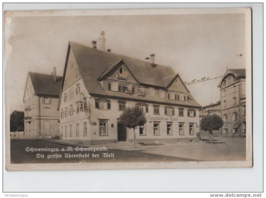 Schwenningen A. Neckar Schwarzwald - Die Grösste Uhrenstadt Der Welt - Ausschank Zum Bären - Villingen - Schwenningen