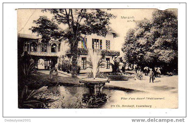 Juin7  14181   Mondorf Les Bains  Pièce D'eau De Vant L'établissement N° 272 - Mondorf-les-Bains