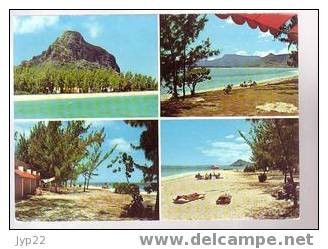 Jolie CP Ile Maurice Mauritius Brabant Beach Hôtel Morne Plage Multivue - A Circulée - Mauritius