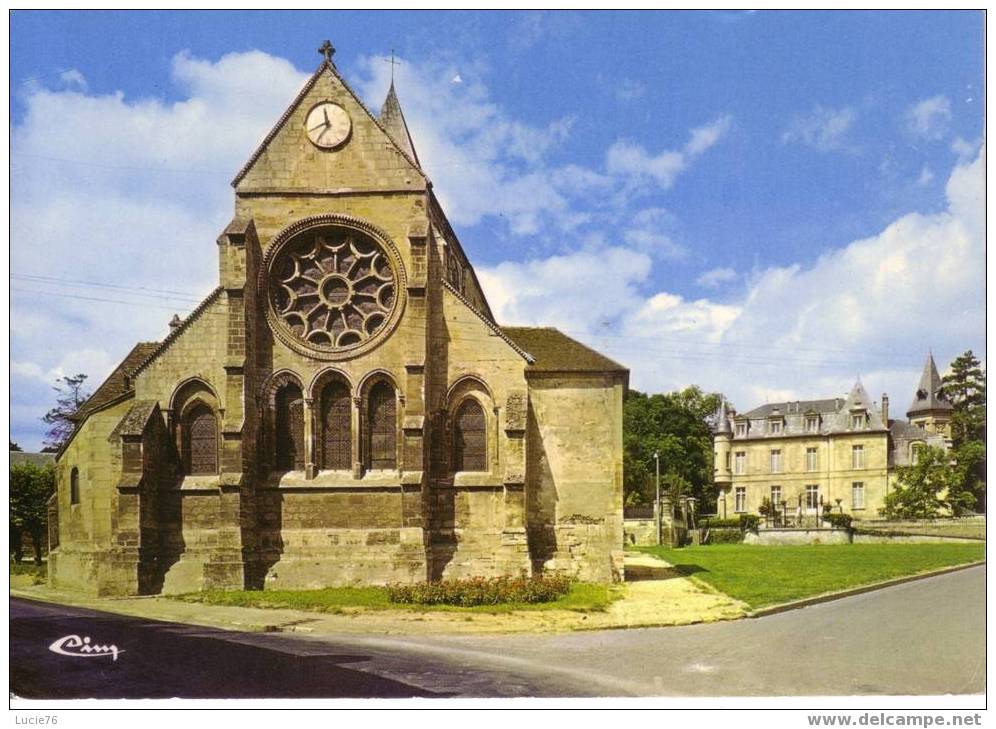 PRECY Sur OISE    -   L´église Et La Clinique Médicale  " LES LIERRES" - Précy-sur-Oise