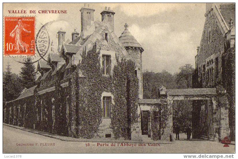 78 / VALLEE DE CHEVREUSE  / PORTE DE L ABBAYE DES VAULX / EDIT FLEURY / RARE + - Vaux De Cernay