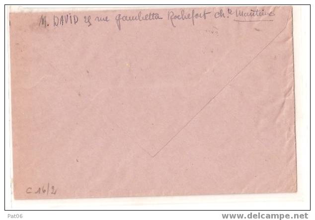 CHARENTE Mme  (17) ROCHEFORT SUR MER 5° + 3° EMISSION PROVISOIRE  LIBERATION - 1944-45 Marianne De Dulac
