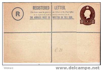 NZ032/ Registered Env.66, Ungebraucht. - Postal Stationery